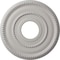 Ekena Millwork Valeriano Ceiling Medallion (Canopies up to 6 1/4"), 12 1/8"OD x 3 5/8"ID x 3/4"P, Ultra Pure White CM12VAUWF - alternate 1